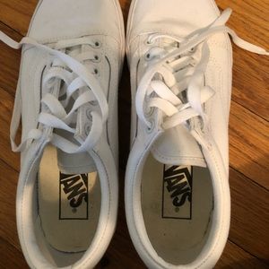 Vans Old Skool Platform white